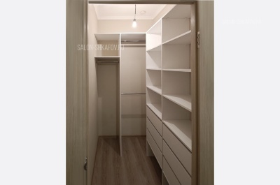 Гардеробная Г-образная 01_25