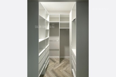 Гардеробная П-образная 01_26