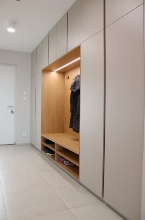 Шкаф Н-1350. В коридор с открытой секцией