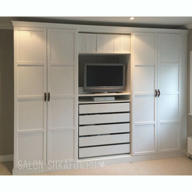 Шкаф Н-917. Фасад: МДФ, эмаль матовая Шкаф Н-917. Фасад: МДФ, эмаль матовая