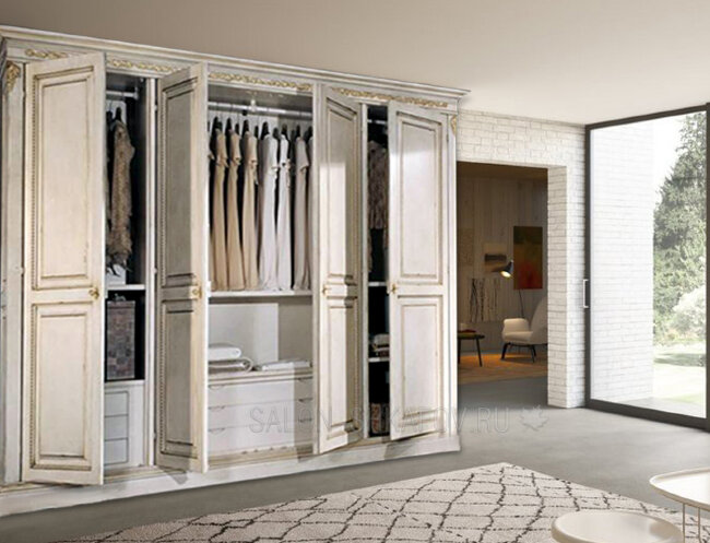 Шкаф Н-868. Фасад: МДФ, эмаль матовая (+патина) Шкаф Н-868. Фасад: МДФ, эмаль матовая (+патина)